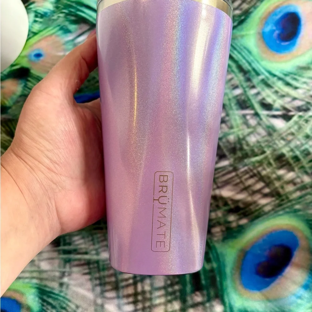 Brumate Glitter Violet 20oz Imperial Pint with Muv lid - Picture 2 of 7